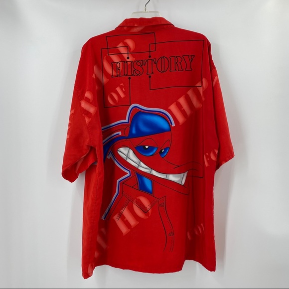 History of Hip Hop button Drown shirt - Picture 8 of 8